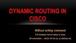 Dynamic routing without command full connection setup