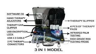 Quantum Resonance Magnetic Health Analyzer With Therapy 3 in 1 Model