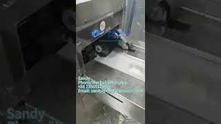 Full Automatic Nougat Bar Packing Machine Nougat Candy Packaging Line#nougat#nougatcandy#packing