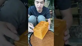 This box has a mechanism on the surface. #Folk crafts #Handmade #Handicrafts