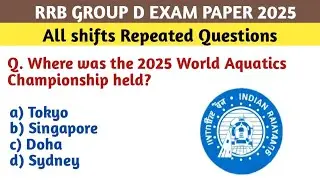 RRB Group D Exam review 2025 |RRBGroup D analysis today |railway group dall shifts questions