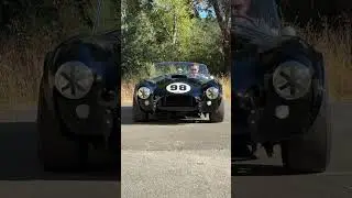 POV starting a 1963 Shelby Cobra 289 🏁🚗 @canepacollectorcars #shelbycobra #vintagecar #classiccar