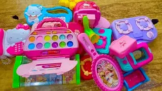 2:44 Minutes Satisfying Unboxing Hello Kitty Tiny Barbie Doll Makeup Set | ASMR | Cute Mini Toys