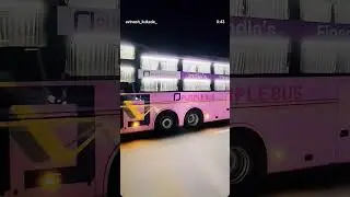 volvebus#travlingvlog #sleeperbus daliy services#pinkbus#🥰🥰🥰