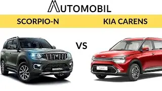 Mahindra Scorpio N vs Kia Carens Car Comparison| Car Details Analysis Reviews| Automobil