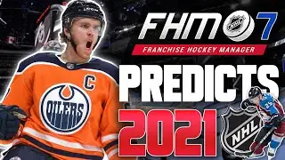 NHL 2021 Season Prediction Using AI | Franchise Hockey Manager 7 🏒 (FHM7) | Stanley Cup 2021
