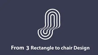 From 3 Rectangle To Chair Design | Adobe illustrator