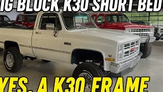 Monday at davis auto sales k30 Squarebody short bed several project trucks and repairs in progress 