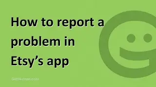 How to report a problem in Etsy's app