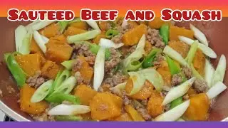 Vlog 12:🔥 MADALING LUTUIN AT MASUSTANSYA PA ANG BEEF AT KALABASA #creativekitchen