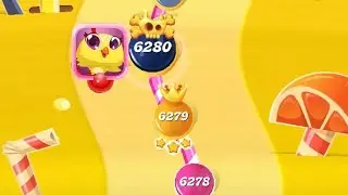 Candy crush level above 6280 live gamplay