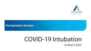 ADHB COVID-19 Intubation