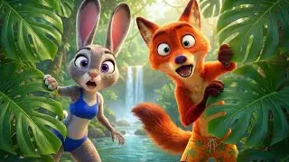 😱 Judy & Nick Found a Secret Beach NO ONE KNEW | ZOOTOPIA
