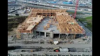 Drone footage of Oakland's Brooklyn Basin housing project