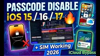 Sim Working Unlock Any iPhone! Passcode Disable & iCloud Bypass (iOS 15-17) ✅