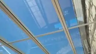 Techo de cristal fijo