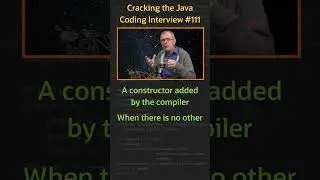 Вопрос 111. Пустые конструкторы. #java