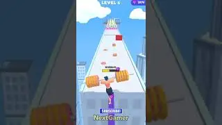 WEIGHT RUNNER 3D💪Mobile Gameplay By NextGamer (Android,iOS) Level 6 #shorts