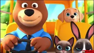 Wheels on the Bus 🚌🥔 | Funny Vegetable Song for Kids | Aaloo Cartoon Rhymes