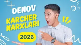 Денов карчер, пилисос, компрессор нархлари // Denov Karcher narxlari 2025 4K