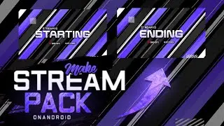 How to make Stream pack on Android | Stream starting soon tutorial on Android | Stream pack tutorial
