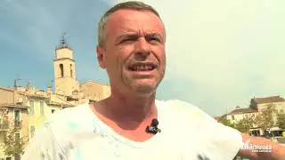 Fresque murale  de Guillaume Bottazzi &agrave; Martigues