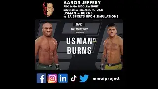 #CFFC Middleweight Aaron Jeffery #UFC258 Kamaru Usman vs Gilbert Burns Fighter Prediction #shorts
