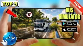 Top 5 Realistic Bus Simulator Games For Android iOS 2026 | Best High Graphics Bus Mobile Game