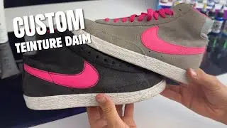 CHANGER LA COULEUR DE CHAUSSURES EN DAIM