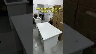 Product Showcase 056: V-EXT 157 + V-Q-YH 3 Office Table + 3D  Hanging Pedestal #officetable