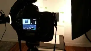 Behind the scenes - book cover photo shoot