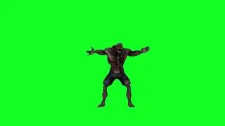 Green Screen monster