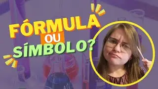 DIFERENÇA ENTRE FÓRMULA QUIMICA E SÍMBOLO QUÍMICO
