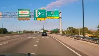[4k] I-4 West Expressway/FL-408 Орландо, Флорида, автомобильный тур