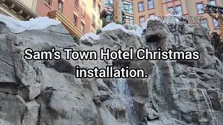 Sam's Town hotel Las Vegas, Nevada. Christmas installation 2023.
