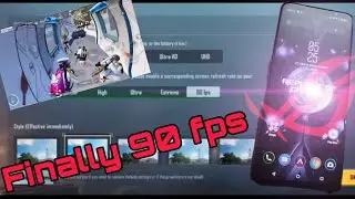 Finally I Got 90 fps in ROG 5 || #90fps #ROG5 #bgmi
