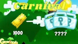 GACHA 1000 GOLDEN TICKET! PROFIT BESAR😮😮! Growtopia