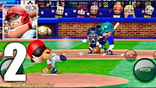 BASEBALL 9 ⚾️ CRAZY HOMERUNS! | Part 2 - First Game! Gameplay Walkthrough #baseball9