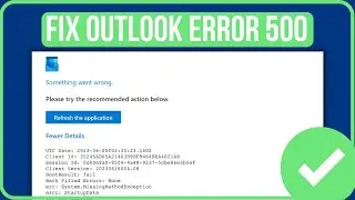 ERROR 500 OUTLOOK [FIXED] | Fix Outlook Web Something Went Wrong