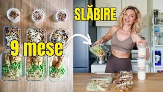9 MESE SIMPLE SI RAPIDE PENTRU SLABIRE SI TONIFIERE (mic dejun, pranz, cina)