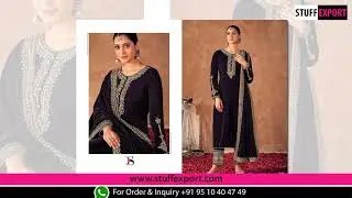 Deepsy Velvet 23 Velvet Embroidery Salwar Suits Collection Full Catalog Available At Wholesale Rate.