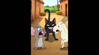 Clever Mouse and Arrogant Goat Funny Story!  l #shorts l #ai