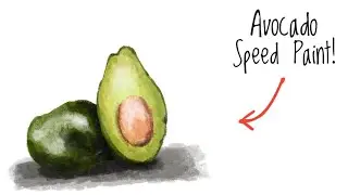 Avocado speedpaint! (Learning Krita)