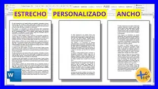 C&oacute;mo CONFIGURAR los M&Aacute;RGENES en WORD: tutorial paso a paso