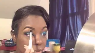 Tutorial: blue magic  ft. Bh party girl palette