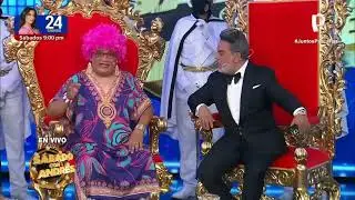 Tia Gloria (Jorge Benavides), y todo el elenco de JB, se presentan en Sabado con Andres (Chibolin)