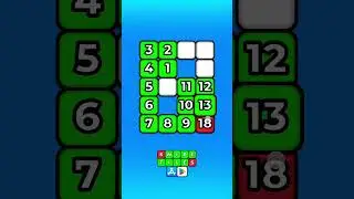 Swipe Tiles | Puzzle game  #puzzle #puzzlegame #onelinedrawing #challenge #iqtest #filloneline
