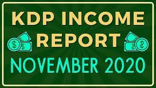 KDP INCOME Report November 2020 | My Low & No Content Books Earning KDP