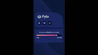 Fylo data storage component | HTML5 & CSS3