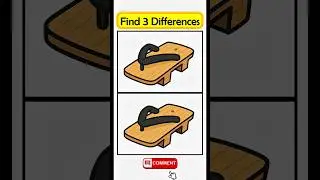Part 43 😱 Find 3 Differences | Brain Test Puzzle #shorts